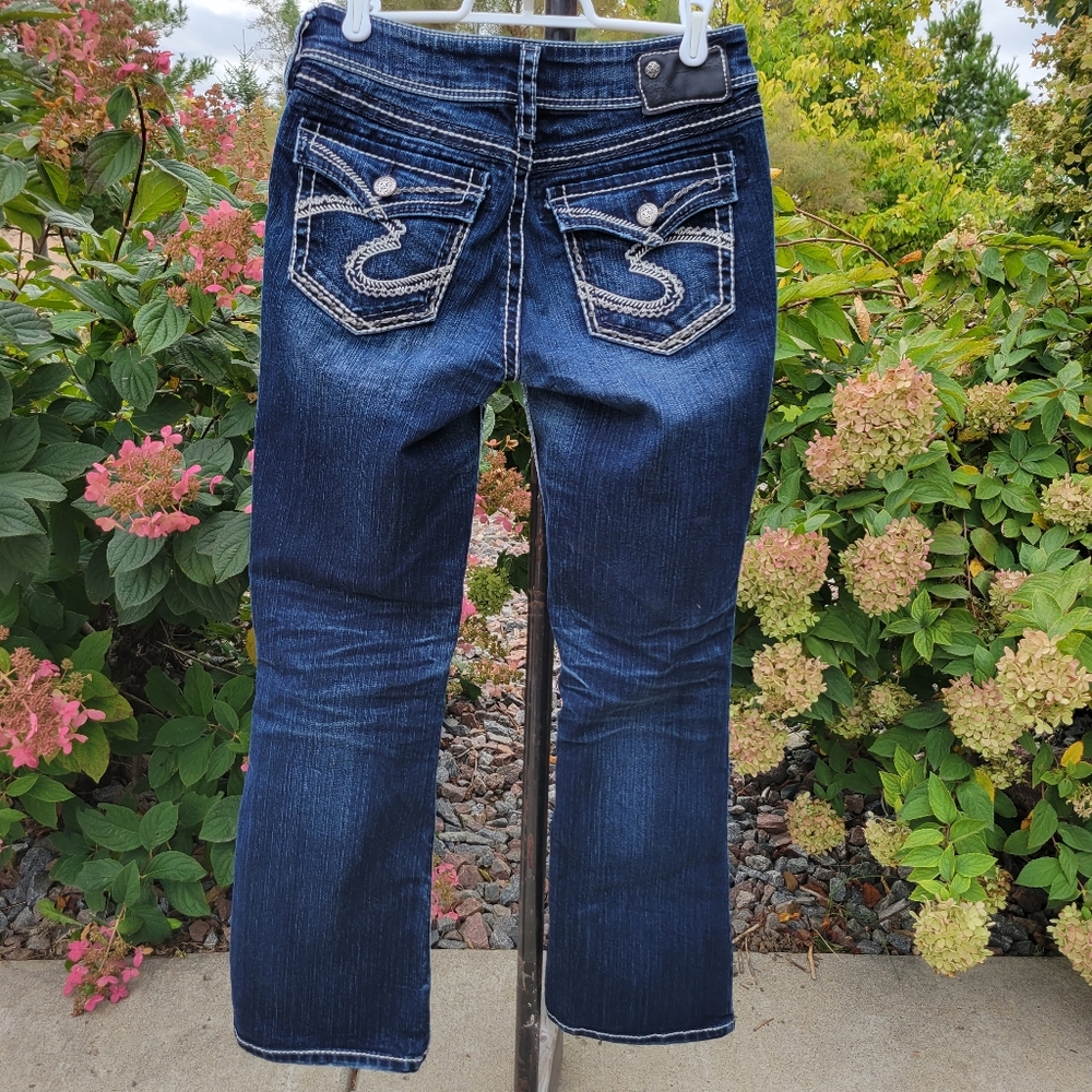 Silver Suki Flap straight leg 28 x 30 jeans